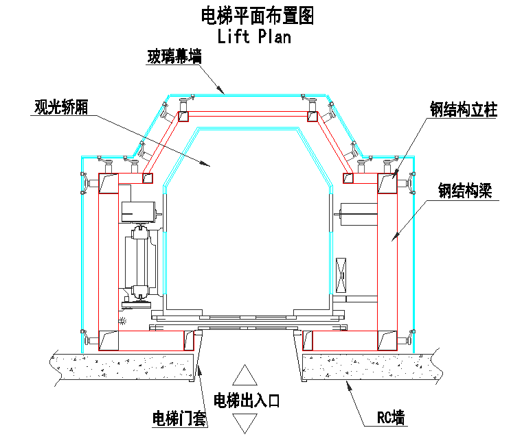 菱形電(diàn)梯井道