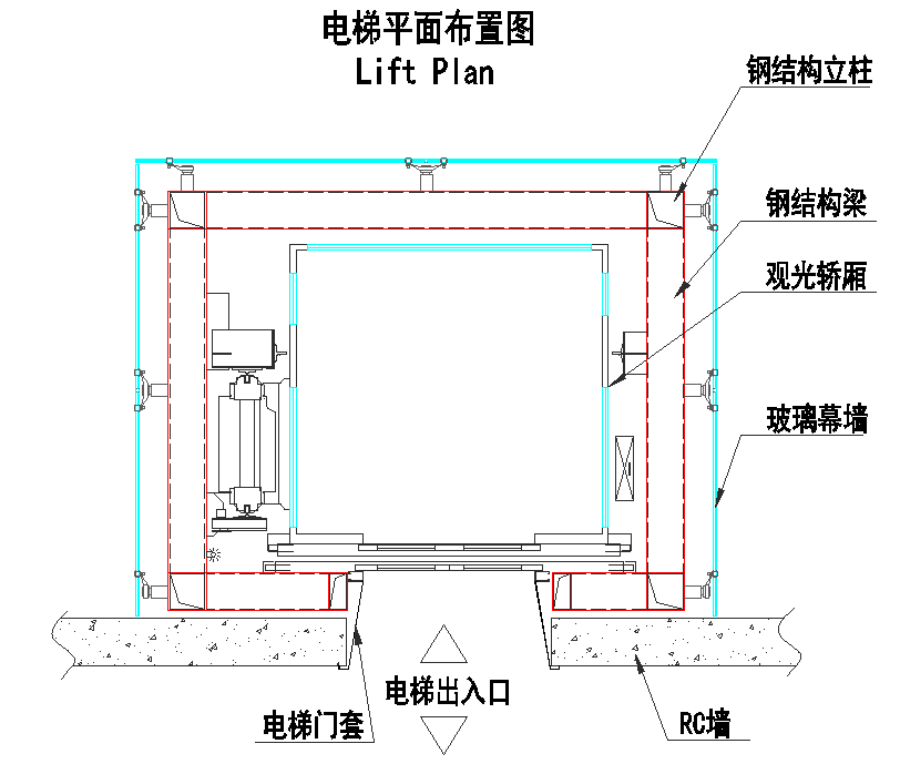 方形電(diàn)梯井道